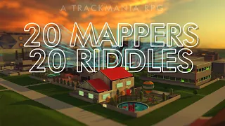 20 Mappers Made 20 Different Riddles In This Insane Map! - Trackmania RPG Adventure with @Spammiej