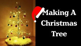 Making a Last-Minute Wire Christmas Tree