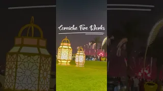 Qatar Doha Corniche Fire works Eid Celebrations 2023 April (jabeerck@viewstalks)