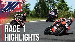 MotoAmerica Medallia Superbike Race 1 Highlights at Ridge Motorsports Park 2022