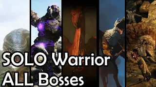 Dragon's Dogma - ALL BOSSES - SOLO Warrior