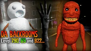 ROBLOX - Da Backrooms [Level 790, 69 and 922...] - [Full Walkthrough]