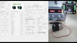 Makerbase SERVOxxD Closed loop Stepper Motor Example1 PC Control Software example