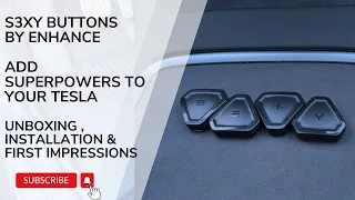 Tesla Sexy Buttons gen 2 Unboxing and Installation guide