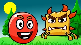 Новый КРАСНЫЙ ШАР ЧАСТЬ#1 Мультик ИГРА Bounce Red Ball 1 на канале Мистер Игрушкин