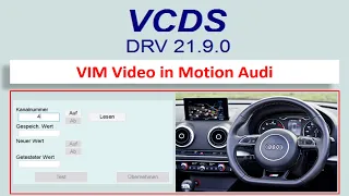 VIM | Video in Motion |  Audi MMI A6 4G | RNS 815 | VCDS Codieren