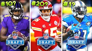 Ranking‌ ‌The‌ ‌Last‌ ‌20‌ ‌NFL‌ ‌Draft‌ ‌Classes‌ from WORST to FIRST