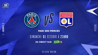 J2 | Paris-SG – Olympique Lyonnais (0-1), le résumé | D1 Arkema I FFF 2023-2024