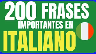 200 FRASES IMPORTANTES EN ITALIANO