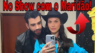 Gusttavo Lima e Andressa Suita Feliz da juntinhos no Show de Barretos SP e os fãs foram a loucura!