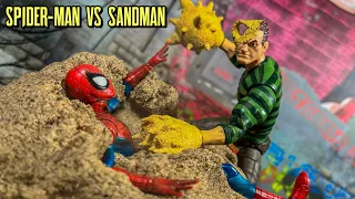 Spider-Man vs Sandman Spider-Man Stop Motion