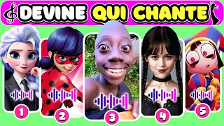 Devine qui CHANTE 🎤🎶 Devine qui DANSE💃 Mercredi, Tenge, Elsa, MrBeast,Skibidi Toilet,Barbie,The Rock