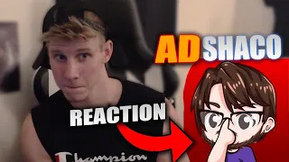 REACTING TO PINKWARD PLAYING AD SHACO