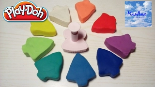 Відео для дітей Вивчаємо кольори з Плей До Learn Colors Play Doh Modeling Clay Dress
