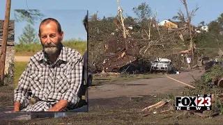 Video: Authorities search for missing man after tornado devastates Barnsdall