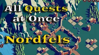 Attempting all Quests at Once on Nordfels! (Thronefall Walkthrough)