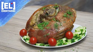 Вкусное Запеченное Мясо В Мультиварке Свиной Окорок Рецепт Запеченного Мяса  Рецепт для Мультиварки