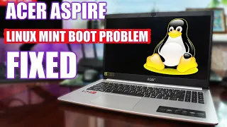 LINUX MINT BLACK SCREEN WITH CURSOR AFTER GRUB BOOT PROBLEM ON ACER LAPTOPS