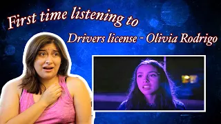 Drivers license Olivia Rodrigo REACTION | FIRST TIME listening to drivers license *EMOTIONAL