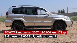 Toyota Landcruiser second hand  Mergi cum zboara pasarea