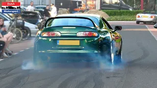 Modified Car Meet ends in BURNOUT MAYHEM !