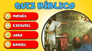 12 PERGUNTAS BÍBLICAS NÍVEL FÁCIL, MÉDIO E DIFÍCIL - QUIZ BÍBLICO #1