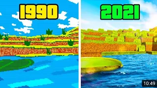 Evolution of Minecraft | 1990-2021 | THE PRO GAMER