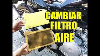 Como Cambiar Filtro De Aire Moto Yamaha YBR 250