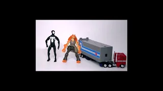 🎬 Missing Link Optimus Prime C-01 Stop Motion Short #shorts