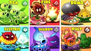 Random 6 Team Plant & Mint & Vine Battlez - Which Team Plant Will Win? - PvZ 2 Gameplay