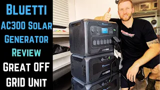 BLUETTI AC300 (3000w Solar Generator) Initial Review and Demo  |  Off Grid / Toy Hauler Camping