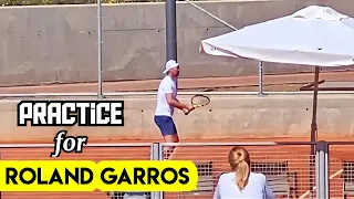 Rafael Nadal Intense Practice for getting ready for Roland Garros 2023