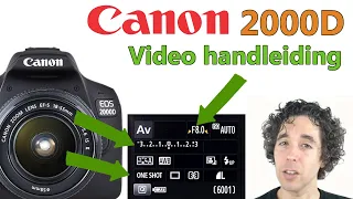 Canon EOS 2000D Video Handleiding: Menu, Functies, Knoppen & Instellingen