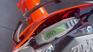 KTM 300 TPI 2023 Fuel Range Stock Tank