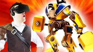 GIANT STEAMPUNK TITAN! - Brass Tactics Gameplay - Oculus Rift VR