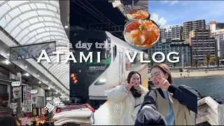 熱海|A day trip| 友達と8時間で食べ歩き,温泉,弾丸旅行！🍽🍙