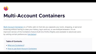 #TechEduTips - Multi-Account Containers in Firefox