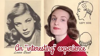 I Tried Lauren Bacall's Pin Curl Setting Pattern