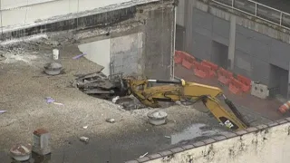 Demolition of 3 buildings near Hard Rock collapse site begins