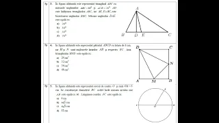 Simulare EN matematică ISJ Sibiu - mai 2024 - Sub. I şi II