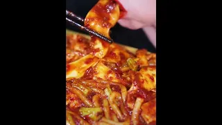 ASMR MUKBANG Spicy chicken Tteokbokki, Seasoned Chicken, Cheese Kimchi Gimbap, fried food, # 30