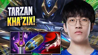 TARZAN PERFECT GAME WITH KHA'ZIX! - LNG Tarzan Plays Kha'zix JUNGLE vs Vi! | Season 2022