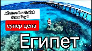 Египет 🇪🇬 Albatros Beach Club Soma Bay 5 обзор пляжа/ температура бассейнов моря и воздуха в феврале