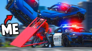 Ramp Bike Trolls Cops In GTA 5 RP
