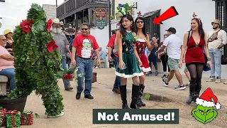 'She almost had her baby!' 😬🎄 Bushman Prank