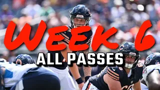 Tyson Bagent NFL Debut: All Passes