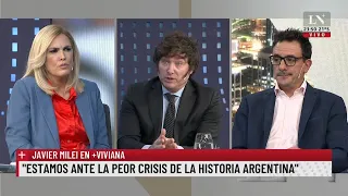 Javier Milei: "Estamos ante la peor crisis de la historia de Argentina"