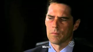 Erin Strauss speaks to Aaron Hotchner after he is killed George Foyet