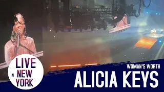 Alicia Keys WOMAN'S WORTH - Live in New York - You can buy me diamonds