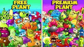 Team FREE vs Team PREMIUM - Who Will Win? - PVZ 2 Team Plant vs Team Plant